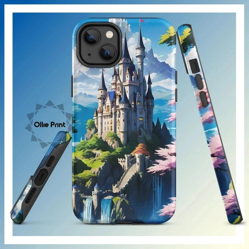 Ollieprint Castle of your Dreams Art Tough Case for iPhone® 11, 12, 13, 14, 15 - Ollie Print Designs LLC