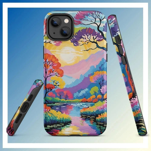 Ollie Print Lakeside Retreat iPhone® 11, 12, 13, 14, 15 Tough Case - Ollie Print Designs LLC