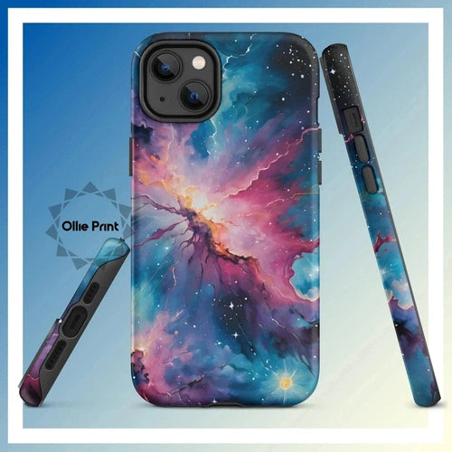 Ollieprint Celestial Artwork Tough Case for iPhone® 11, 12, 13, 14, 15 - Ollie Print Designs LLC