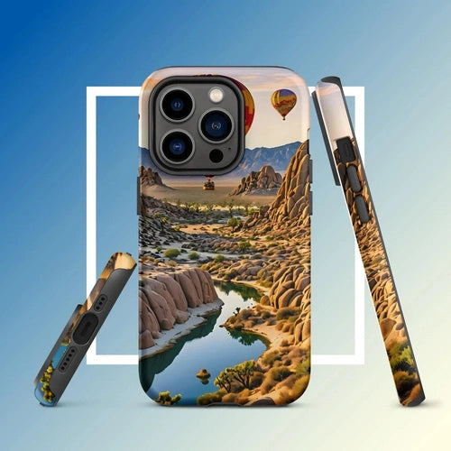 Ollie Print Canyon Balloon Tour Art Tough Case for iPhone® 11, 12, 13, 14, 15 - Ollie Print Designs LLC