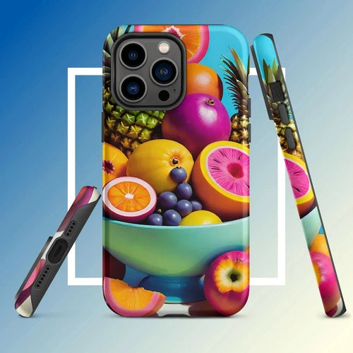 OlliePrint Vibrant Tropical Fruit Tough Case for iPhone® - Ollie Print Designs LLC