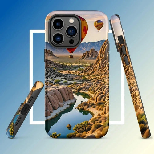 Ollie Print Canyon Balloon Tour Art Tough Case for iPhone® 11, 12, 13, 14, 15