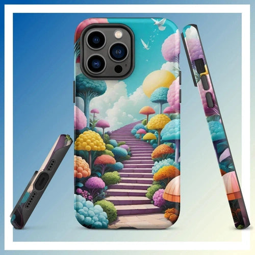 Ollieprint Stairway to the Sky Art Tough Case for iPhone® 11, 12, 13, 14, 15