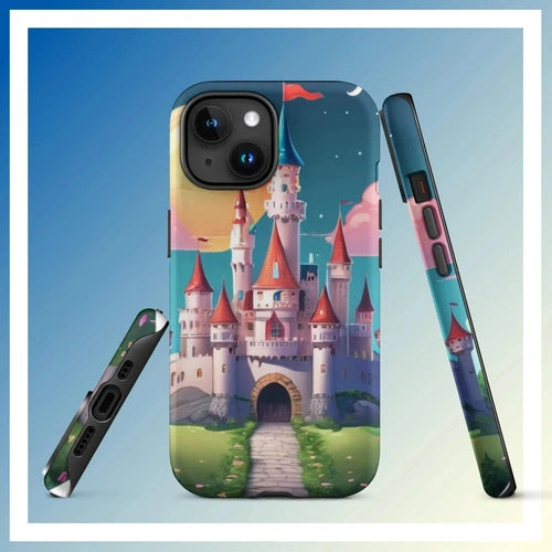 Ollieprint Fairytale Castle Artwork Tough Case for iPhone® 11, 12, 13, 14, 15