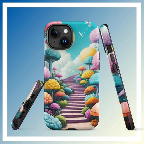 Ollieprint Stairway to the Sky Art Tough Case for iPhone® 11, 12, 13, 14, 15