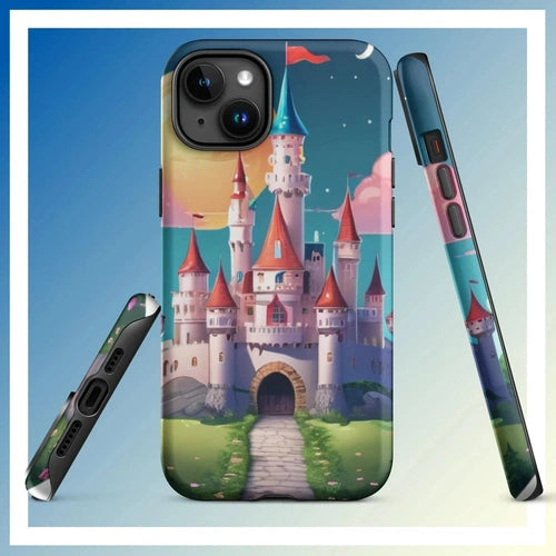 Ollieprint Fairytale Castle Artwork Tough Case for iPhone® 11, 12, 13, 14, 15