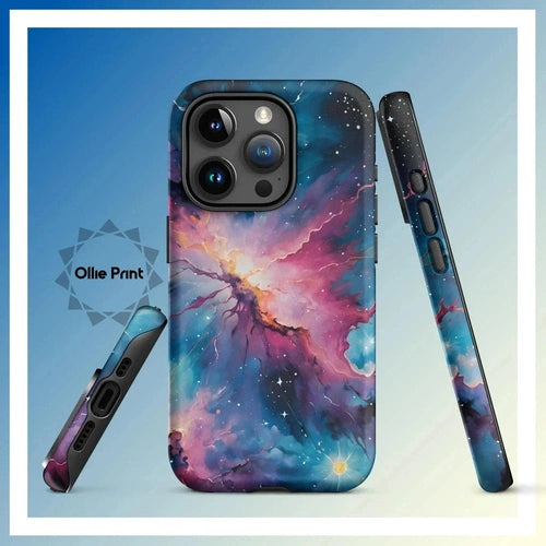 Ollieprint Celestial Artwork Tough Case for iPhone® 11, 12, 13, 14, 15