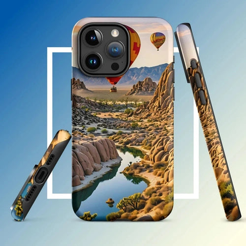 Ollie Print Canyon Balloon Tour Art Tough Case for iPhone® 11, 12, 13, 14, 15