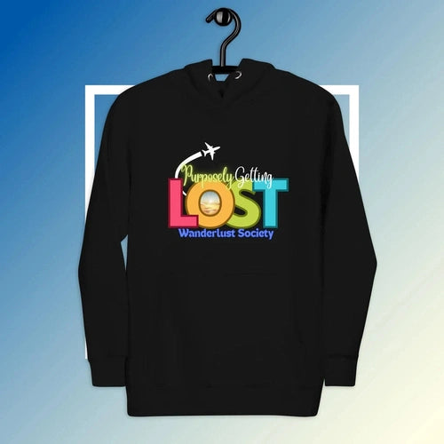 Purposely Getting LOST Traveler Comfort Hoodie - Ollie Print Designs LLC