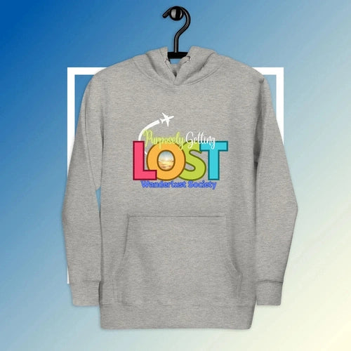 Purposely Getting LOST Traveler Comfort Hoodie - Ollie Print Designs LLC