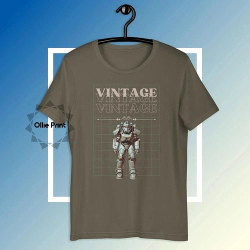 Vintage T-60 Fallout Armor Tee T-shirt Unisex - Ollie Print Designs LLC