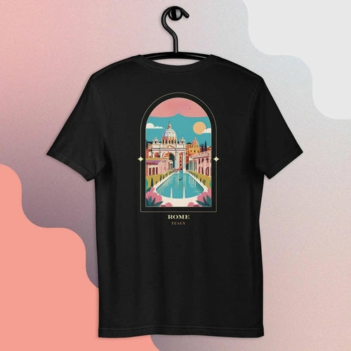 Wanderers World Traveler Tee - Rome, Greece - Ollie Print Designs LLC