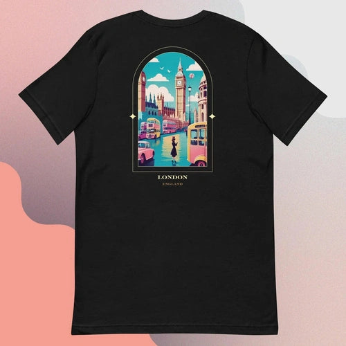 Wanderers World Traveler Tee - London - Ollie Print Designs LLC