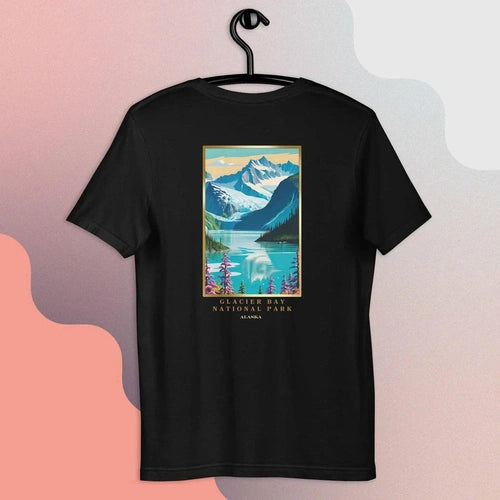 World Wanderers Co Glacier Bay National Park Tee T-Shirt - Ollie Print Designs LLC