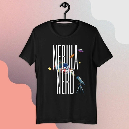 Nebula Nerd Astronomy Unisex T-shirt - Ollie Print Designs LLC