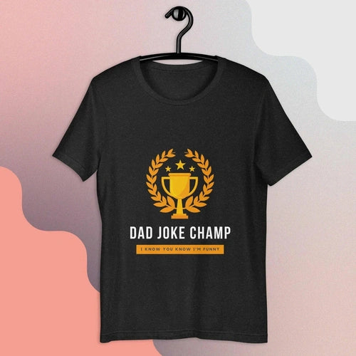 Dad Joke Champ Mens Tee T-shirt - Ollie Print Designs LLC