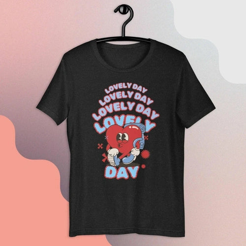 Lovely Day Good Vibes Unisex t-shirt - Ollie Print Designs LLC