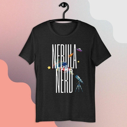 Nebula Nerd Astronomy Unisex T-shirt - Ollie Print Designs LLC