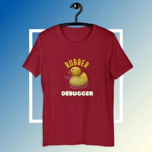 Rubber Duck Debugger Tech Software Dev Tee T-shirt - Ollie Print Designs LLC