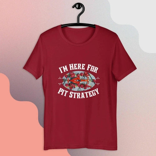 I'm Here For Pit Strategy Formula 1 Unisex t-shirt - Ollie Print Designs LLC