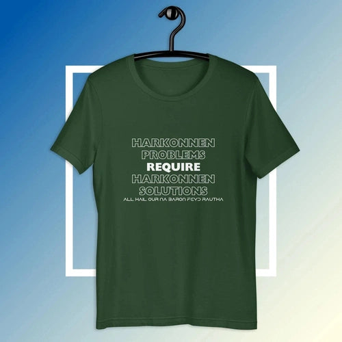 Harkonnen Problems Harkonnen Solutions Dune Tee - Ollie Print Designs LLC