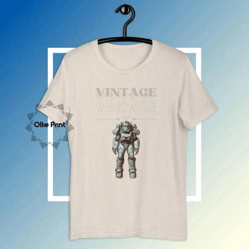 Vintage T-60 Fallout Armor Tee T-shirt Unisex - Ollie Print Designs LLC