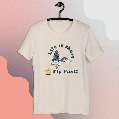 Life is Short Fly Fast Unisex Mens Tee - Ollie Print Designs LLC