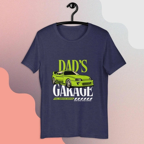 Dad's Garage Full Service Advice Sports Car Men's Tee T-shirt - Ollie Print Designs LLC