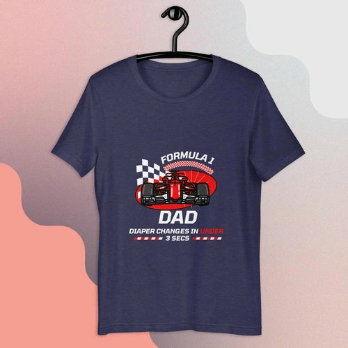 FORMULA 1 Dad F1 Fun Dad Tee T-shirt - Ollie Print Designs LLC