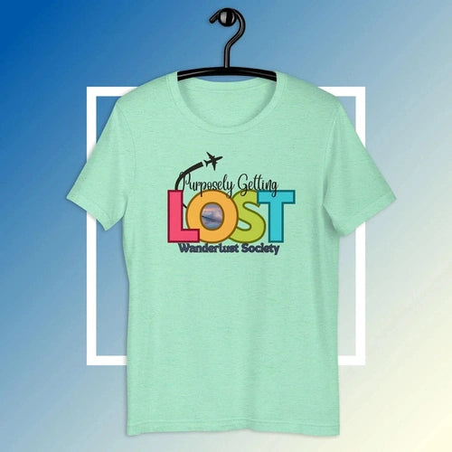 Purposely Getting LOST Traveler Wanderlust V2 T-shirt - Ollie Print Designs LLC