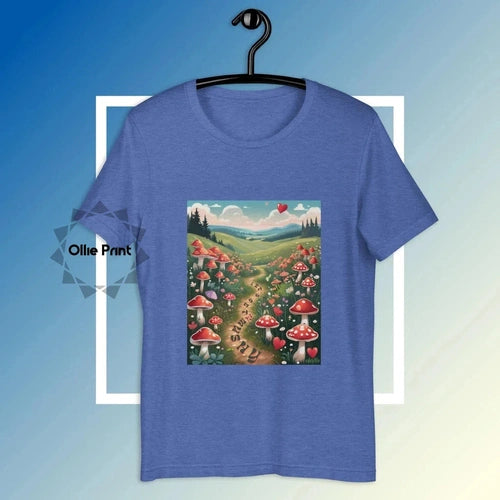 Let's Get Mushy Mushroom Love Nature Tee T-Shirt Unisex - Ollie Print Designs LLC