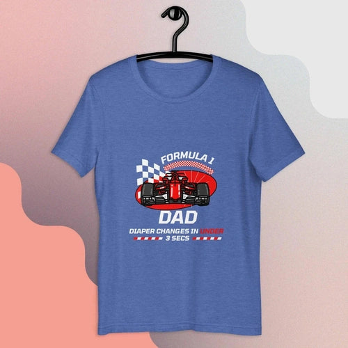 FORMULA 1 Dad F1 Fun Dad Tee T-shirt - Ollie Print Designs LLC