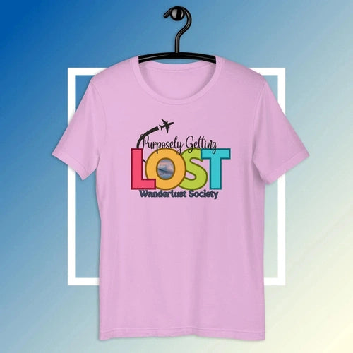 Purposely Getting LOST Traveler Wanderlust V2 T-shirt - Ollie Print Designs LLC