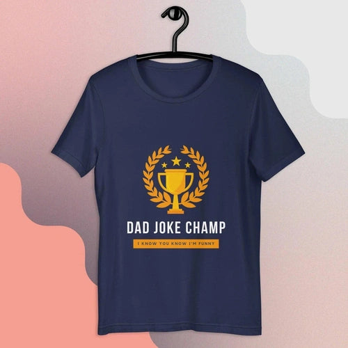 Dad Joke Champ Mens Tee T-shirt - Ollie Print Designs LLC