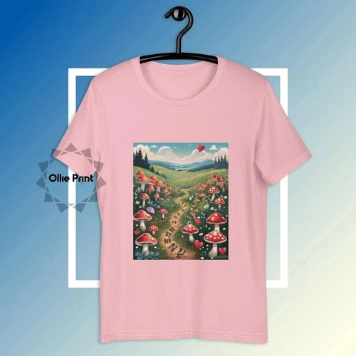 Let's Get Mushy Mushroom Love Nature Tee T-Shirt Unisex - Ollie Print Designs LLC