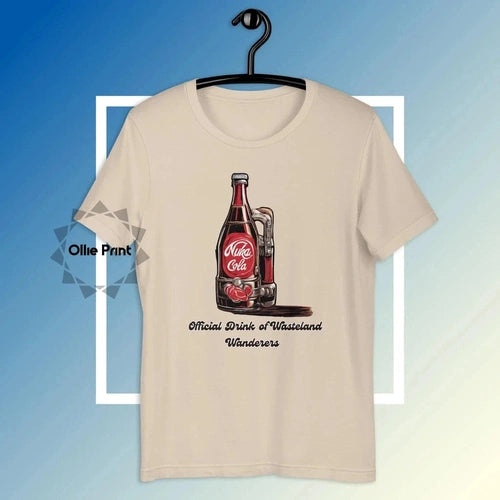 Fallout Nuka Cola Bottle Advertisement Tee T-shirt - Ollie Print Designs LLC