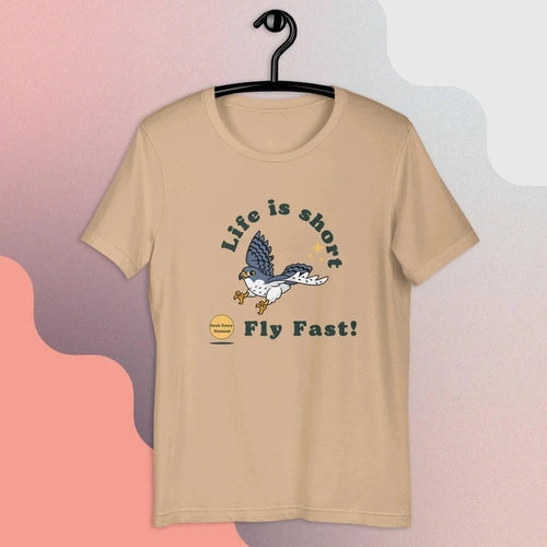 Life is Short Fly Fast Unisex Mens Tee - Ollie Print Designs LLC