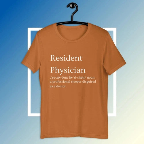 Resident Physician Professional Sleeper In Disguise Tee T-shirt - Ollie Print Designs LLC