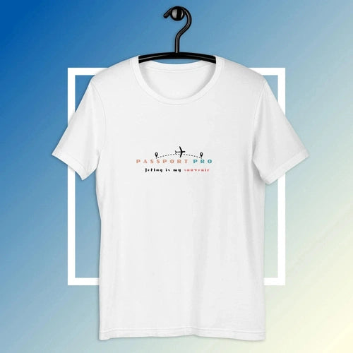 Unisex Passport Pro Jetlag is My Souvenir Traveler Tee T-shirt - Ollie Print Designs LLC