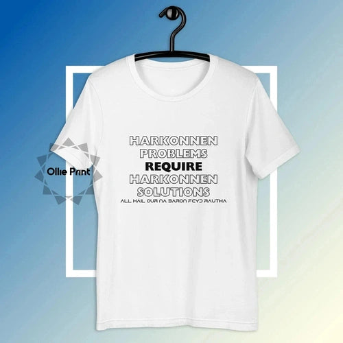 Harkonnen Problems Require Harkonnen Solutions Tee - Ollie Print Designs LLC