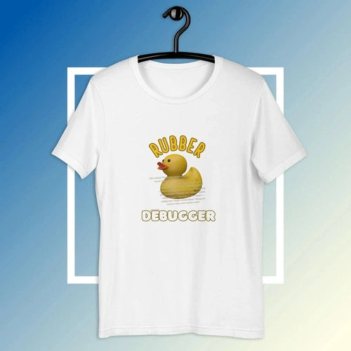 Rubber Duck Debugger Tech Software Dev Tee T-shirt - Ollie Print Designs LLC