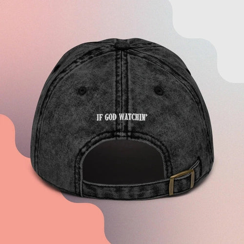 Not Like Us Hide the Bible Dad Hat Vintage Cotton Twill Cap - Ollie Print Designs LLC