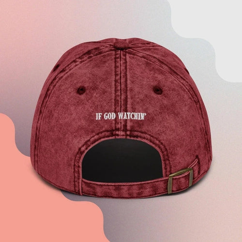 Not Like Us Hide the Bible Dad Hat Vintage Cotton Twill Cap - Ollie Print Designs LLC