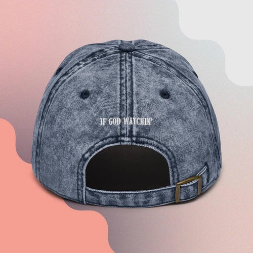 Not Like Us Hide the Bible Dad Hat Vintage Cotton Twill Cap - Ollie Print Designs LLC