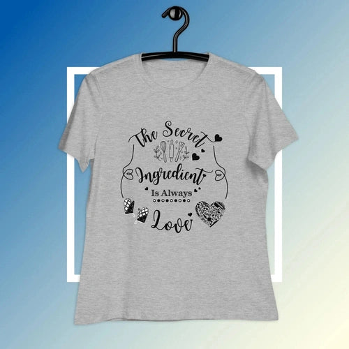 The Secret is Always Love Cooking Tee - Ollie Print Designs LLC