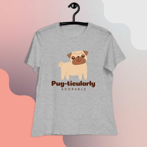 Pug-Ticularly Adorable Pug Love Dog Person Women's T-Shirt - Ollie Print Designs LLC