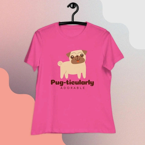 Pug-Ticularly Adorable Pug Love Dog Person Women's T-Shirt - Ollie Print Designs LLC