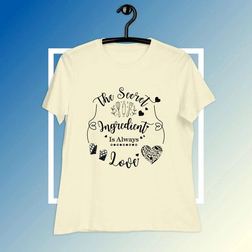 The Secret is Always Love Cooking Tee - Ollie Print Designs LLC