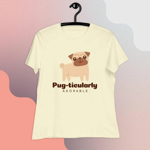 Pug-Ticularly Adorable Pug Love Dog Person Women's T-Shirt - Ollie Print Designs LLC