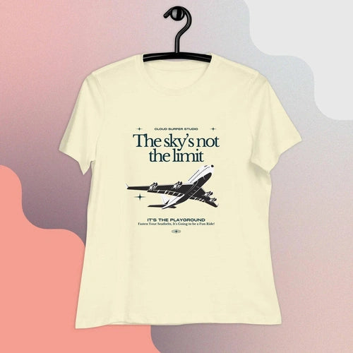 The Sky's Not The Limit It's the Playground Women's T-Shirt - Ollie Print Designs LLC